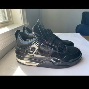 Air Jordan 4 Retro 11Lab4 'Black
'Patent Leather'
